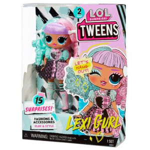 Papusa LOL Surprise Tweens Doll Lexi Gurl, 15 surprize - Img 5