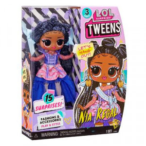 Papusa LOL Surprise Tweens, Nia Regal, 15 surprize - Img 1
