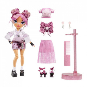 Papusa Rainbow High Fashion Doll, S4, Lila Yamamoto, 28cm - Img 8