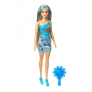 Papusa surpriza Barbie, Color Reveal Rainbow, 6 surprize - Img 2