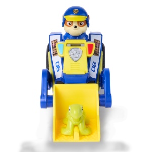 PATRULA CATELUSILOR CAUTARE SI SALVARE SET FIGURINA RUBBLE SI VEHICUL BULDOZER - Img 4