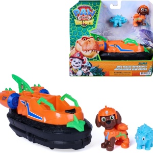 PATRULA CATELUSILOR FILMUL CU DINOZAURI SET DINO VEHICUL HOVERCRAFT CU FIGURINA ZUMA SI ACCESORII 15CM - Img 8