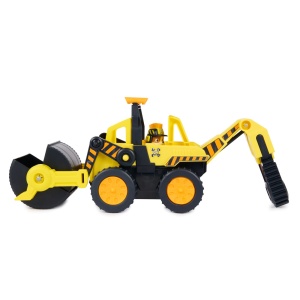 PATRULA CATELUSILOR RUBBLE SI ECHIPA VEHICUL BULDOZER CU MOTOR DUBLU - Img 11
