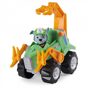 PATRULA CATELUSILOR SET VEHICUL CU CATELUS ROCKY SI FIGURINA DINO SURPRIZA - Img 3