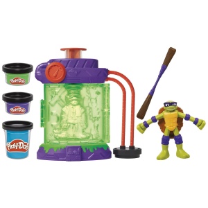 PLAY DOH POVESTIRI CU TESTOASE NINJA ADOLESCENTE MUTANTE SET PLASTELINA STATIE DE MUTATII - Img 2