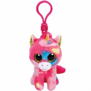 PLUS BRELOC TY 8.5CM BOOS UNICORN MULTICOLOR