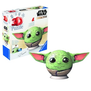 PUZZLE 3D GLOB STAR WARS THE MANDALORIAN GROGU CU URECHI - Img 7