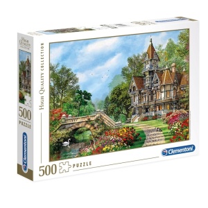 Puzzle Clementoni – Old Waterway Cottage, 500 piese