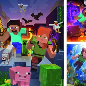 PUZZLE MINECRAFT 3X49 - Img 2