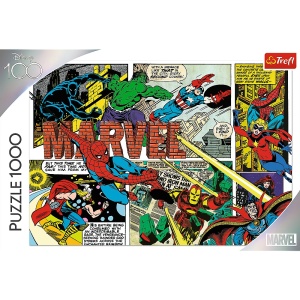 PUZZLE TREFL 1000 DISNEY 100 EROII MARVEL - Img 3
