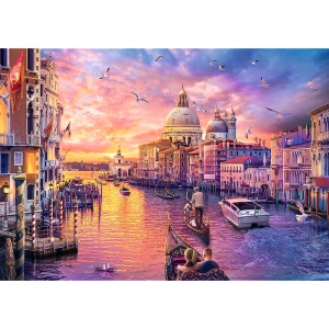 PUZZLE TREFL 1000 FARMECELE VENETIEI - Img 2
