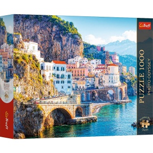 PUZZLE TREFL 1000 PREMIUM PLUS PHOTO ODYSSEY AMALFI ITALIA - Img 2