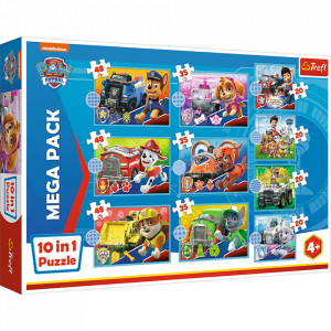 Puzzle Trefl 10in1 Intalneste Patrula Catelusilor