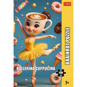PUZZLE TREFL 200 BRAINROTS BALERINA CAPPUCINA - Img 3