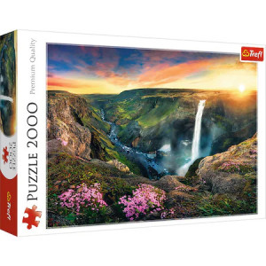 Puzzle Trefl 2000 Cascada Haifoss Isalnda - Img 1
