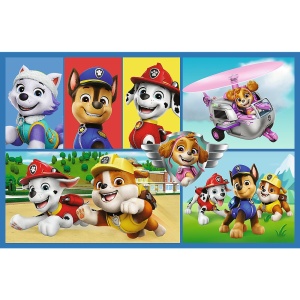 PUZZLE TREFL 2X70 PATRULA CATELUSILOR ECHIPA CATELUSILOR - Img 3