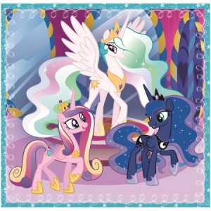 Puzzle Trefl 3 in 1, Little Pony, Ponei fericiti - Img 4