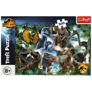 PUZZLE TREFL 300 JURRASIC WORLD DINOZAURII FAVORITI - Img 3