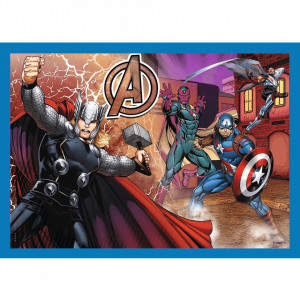 Puzzle Trefl 4 in 1 - Avengers, Razbunatorii Curajosi, 35/48/54/70 piese - Img 3