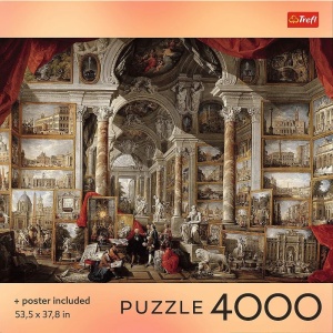 PUZZLE TREFL 4000 COLECTIA SUA ROMA MODERNA CU POSTER INCLUS - Img 3
