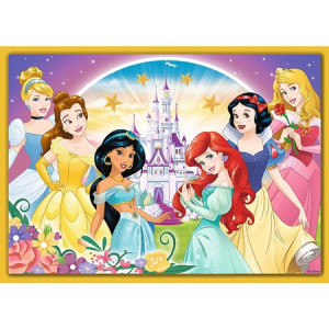 Puzzle Trefl 4in1 Disney Princess - Ziua Fericita 207 piese - Img 4