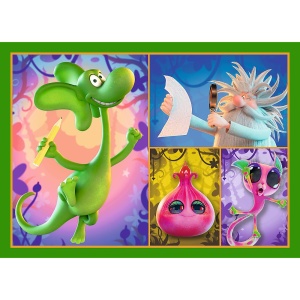 PUZZLE TREFL 4IN1 LUMEA DRAGONULUI DIPLODOK - Img 3