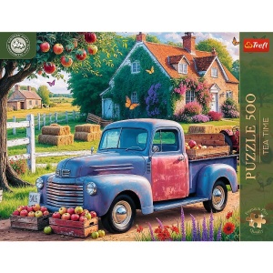 PUZZLE TREFL 500 PREMIUM PLUS TEA TIME CAMPIONATUL EUROPEAN MASINA FERMIERULUI - Img 3