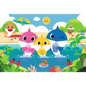 PUZZLE TREFL 60 BABY SHARK - FAMILIA IN VACANTA - Img 2