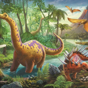 Puzzle Trefl 60piese - Migratia Dinozaurilor - Img 2