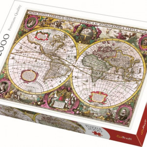 Puzzle Trefl, Harta noua a mapamondului, 2000 piese - Img 3