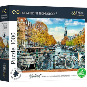 Puzzle Trefl Prime UFT - Toamna in Amsterdam, 1000 piese