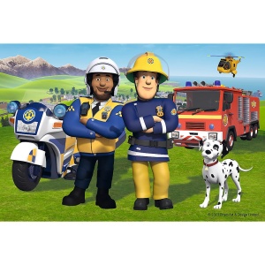 PUZZLE TREFL PRIMO 24 SUPER MAXI POMPIERUL SAM ECHIPA POMPIERILOR - Img 2