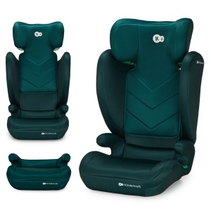 SCAUN AUTO KINDERKRAFT I-SPARK, I-SIZE 100-150 CM, GREEN - Img 2