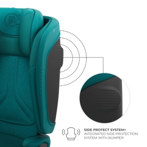 SCAUN AUTO KINDERKRAFT UNITY2 100-150 CM, GREEN - Img 8