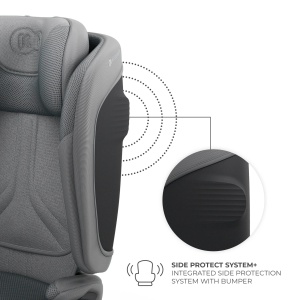 SCAUN AUTO KINDERKRAFT UNITY2 100-150 CM, GREY - Img 7