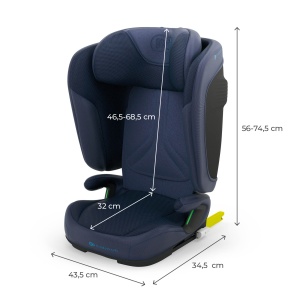 SCAUN AUTO KINDERKRAFT UNITY2 100-150 CM, NAVY - Img 9