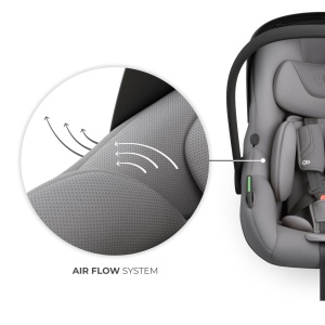 SCOICA AUTO KINDERKRAFT I-LITE CU BAZA ENDURA SAFE FX GREY - Img 9