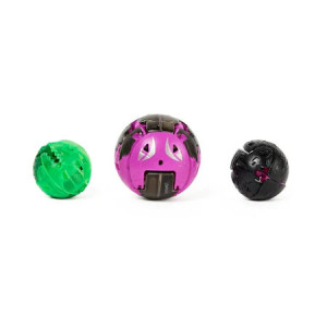 Set 3 Figurine Bakugan Evolutions Platinum Powerup Blitz Fox, Riptide si Fury - Img 5