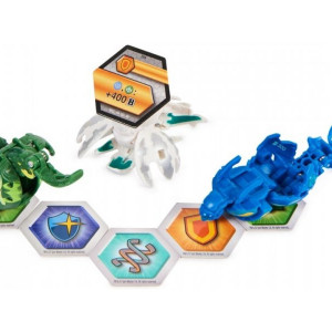 Set 3 Figurine Bakugan Legends Starter Pack - Krakelios Ultra, Centipod si Maxodon - Img 3
