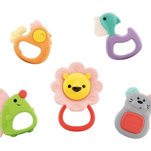 SET 5 JUCARII PENTRU DENTITIE IN CUTIE FOREST BABY - Img 2