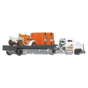 SET CAMION SI MASINA HOT WHEELS SUPER RIGS HEAVY DOODY DUMPER - Img 5