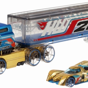SET CAMION SI MASINA SPORT HOT WHEELS ROG DOG - Img 2