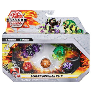 Set de joaca Bakugan Geogan Brawler, Arachnia si Amphrog - Img 2