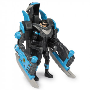 Set de joaca Batman,The caped crusader - Mega gear, Nightwing, cu accesorii, 10 cm - Img 4
