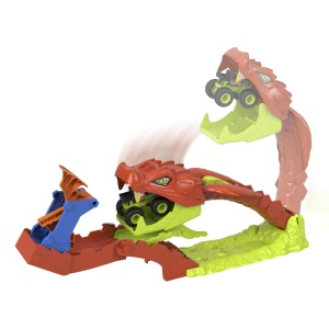 Set de joaca Hot Wheels Monster Truck, multicolor, include masinuta Bone Shaker - Img 9