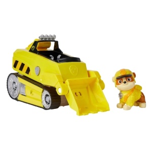 Set Figurina cu Vehicul Paw Patrol Jungle Pups Deluxe, Rubble - Img 2