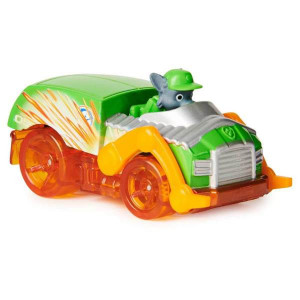 Set figurina cu vehicul Paw Patrol True Metal - Spark Rocky,7cm - Img 2