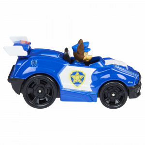 Set figurina cu vehicul Paw Patrol True Metal -The Movie, Chase,7cm - Img 3