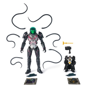Jucărie Batman 30 cm vs Brainiac – set figurine de colecție DC Comics Metal Force