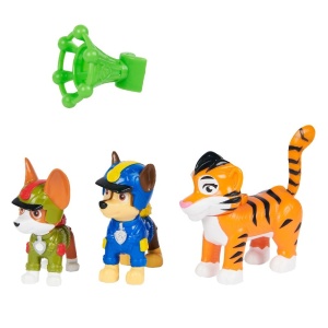 Set Figurine Paw Patrol Jungle Pups, Chase, Tracker si Tiger - Img 2